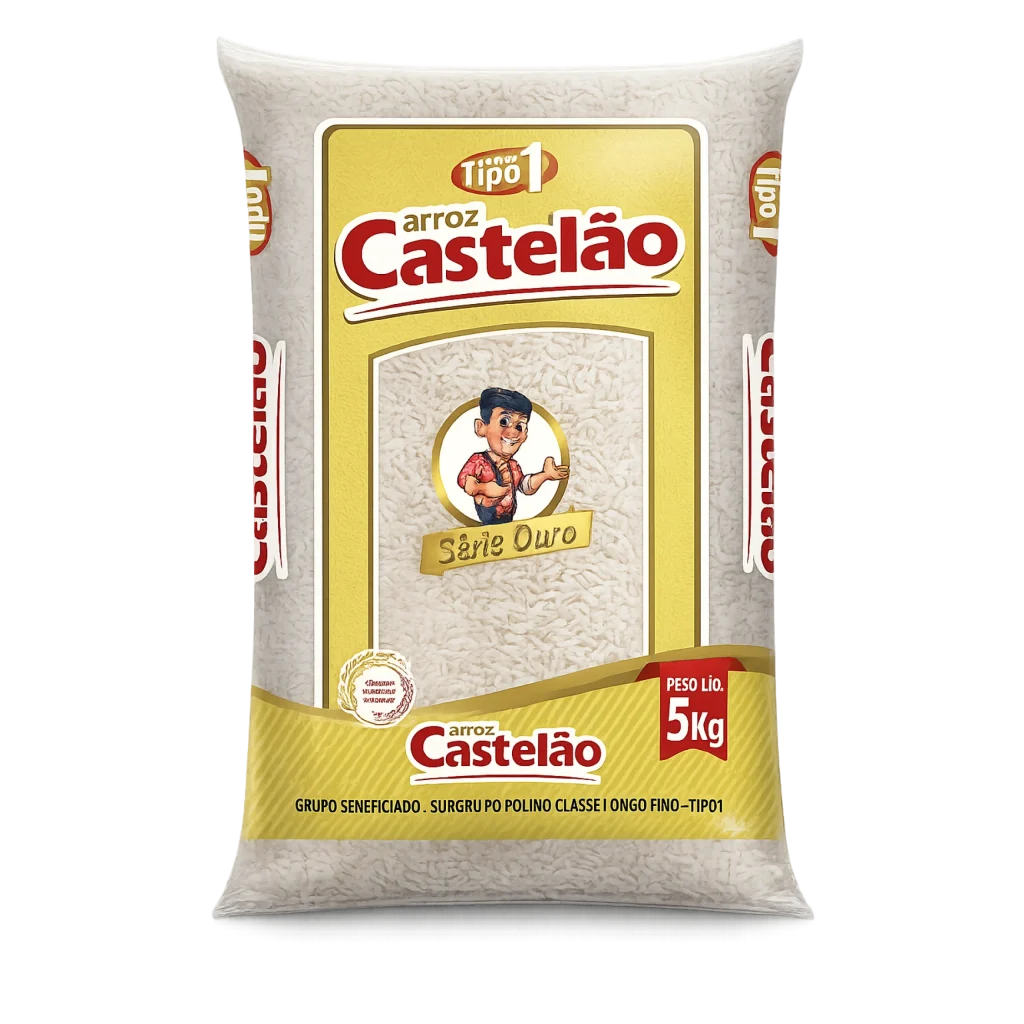 Arroz Castelão Série Ouro T1 6x5kg