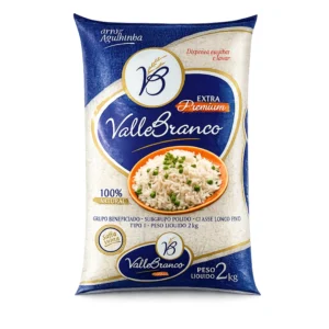 Arroz Extra Premium Valle Branco tipo 1 2kg