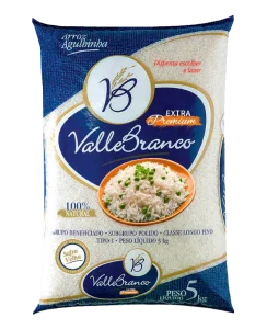 Arroz Extra Premium Valle Branco tipo 1 5kg