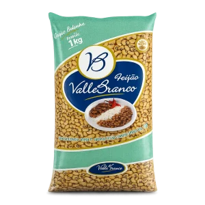 Feijão Bolinha Valle Branco tipo 1 1kg