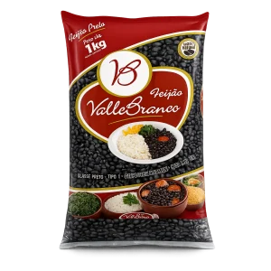 Feijão Preto Valle Branco tipo 1 1kg